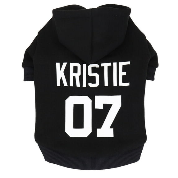Pet Artist Pet Dog Hoodie Clothes Custom Personalized Name Number ID Warm Sweatshirt XS-5XL