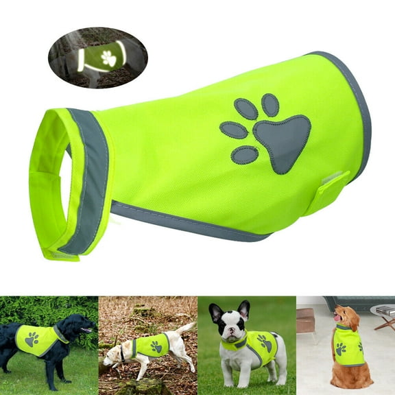 Pet Artist Pet Dog Safety Vest Reflective High Visibility Jacket Coat Clothes Small Large