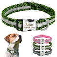 thumbnail image 1 of Pet Artist Reflective Personalized Dog Collar Custom Name Phone Number Address Customized Engraved, 1 of 10