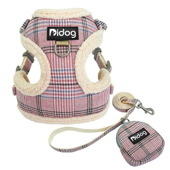 Pet Artist Small Dog Harness and Leash with Treat Bag,Pet Puppy Cat Mesh Walking Vest Jacket for Chihuahua