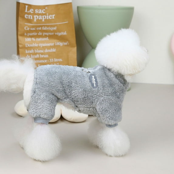 Pet Artist Warm Fleece Dog Pajamas Small Pet Puppy Coat Jumper Winter Jumpsuit Vest Clothes