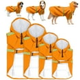 thumbnail image 1 of Pet Artist Waterproof Dog Raincoat Rainwear Reflective Rain Coat Rain Jacket with Hood Dog Clothes, 1 of 9