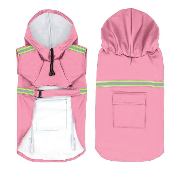 Pet Artist Waterproof Dog Raincoat Rainwear Reflective Rain Coat Rain Jacket with Hood Dog Clothes