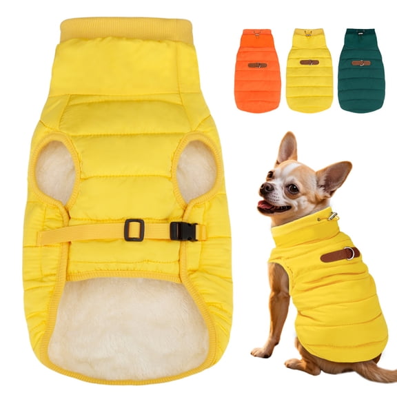Pet Artist Windproof Dog Winter Vest Warm Plush Padded Coat Pet Puppy Jacket for Small Dogs Yorkshire