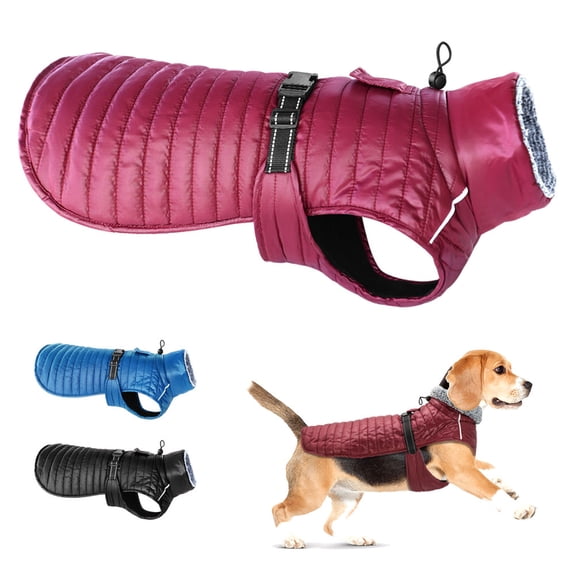 Pet Artist Winter Fleece Dog Coats Waterproof Warm Dog Jumper Jacket for Greyhound Whippet