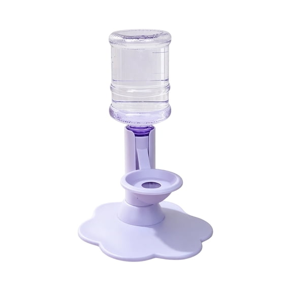 Pet Automatic Water Dispenser, Hanging Ball Bottle for Cage Cat Dog Daily Drinking, Purple