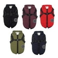 thumbnail image 1 of Pet Autumn Winter Skiing Costume 2 In 1 Sleeveless Cotton Padded Vest With Durable Chest Strap Harness, 1 of 1