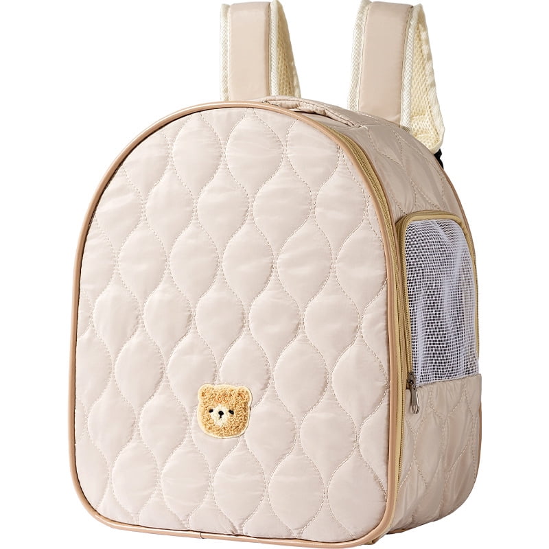 Pet Backpack Carrier Dog Portable Cat Bag - Warm, Safe & Spacious for Cats (20lbs) & Dogs (16lbs), All-Season Travel