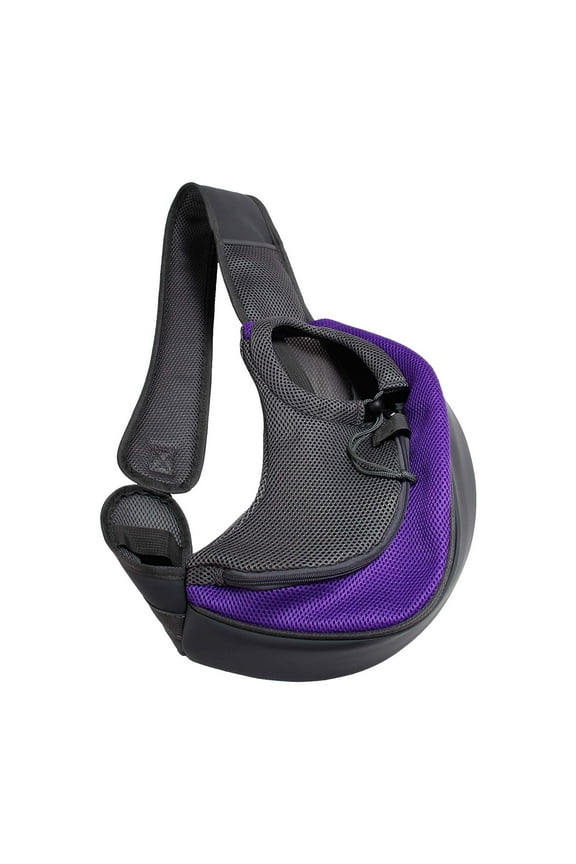 Pet Backpack Carrier for Small Dogs, Usavan Breathable Hands-Free Pet Sling Bag, Padded Adjustable Shoulder Chest Carrier for Walking Biking Shopping