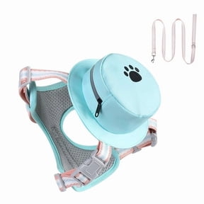 Pet Backpack Harness 2 in 1 Small Dog Cat Carrier Vest with Storage Pouch XS S M L 4.4-31 lb Water Resistant Reflective