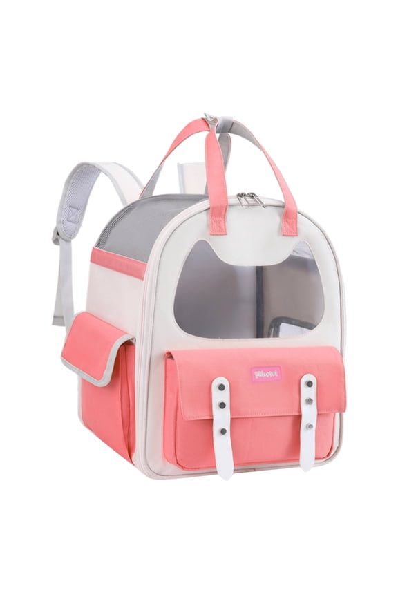 Pet Backpack Lightweight Sling Bag for Dog Portable Small Animal Cage Camping Hiking Mesh Bag Travel Bag