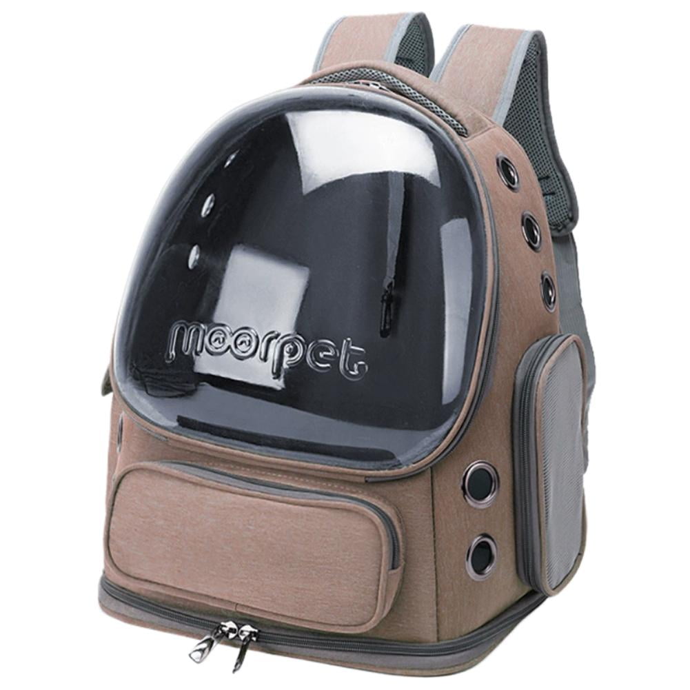 Pet Backpack Pet Carrier, 28lb Max, Large Transparent Bubble Window, Multiple Air Vents, Pet Carrier for Travel & Outdoor Adventures