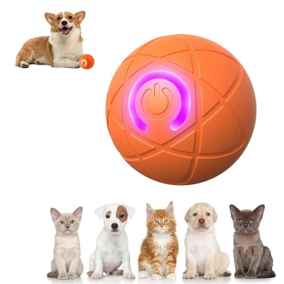 Pet Ball Toy, Automatic Rolling Ball for Cats, Small Dogs, Interactive Dog Balls, Puppy Play Gym Toys, Automatic Moving Dog Toy USB Rechargeable, Pet Supplies(1PC)
