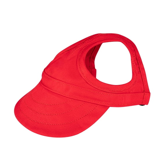 Pet Baseball Cap with Ear Holes Adjustable Dog Sun Hat for Outdoor Activities Medium Blue