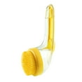 Pet Bath Brush Long Handle Grooming Brush With Shampoo Dispenser Soft