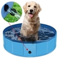 thumbnail image 1 of Somnr Pet Bath Tub 32x12 inch, Collapsible Outdoor PVC Kiddie Pool, Portable Swimming Bathing Tub for Dogs Cats and Kids, 1 of 8