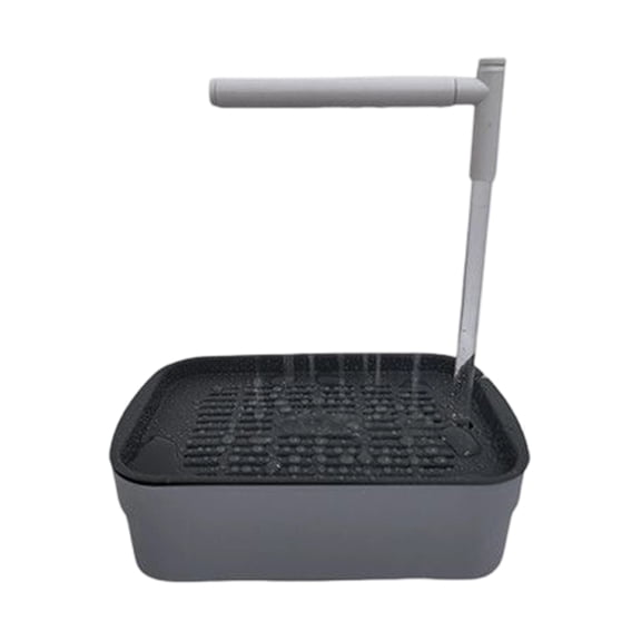 Pet Bathing Essential, Portable Plastic Wash Basin for Small Birds, Pet Shower Station for Parrots Budgies Myna Parakeets, Space Saving 9X7X7 in Small Pet Supplies, Automatic