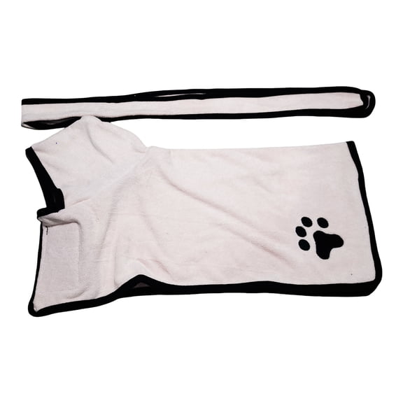 Pet Bathrobe Super Absorbent Small Dog Bathrobe Quick Drying Bath Swimming Towel