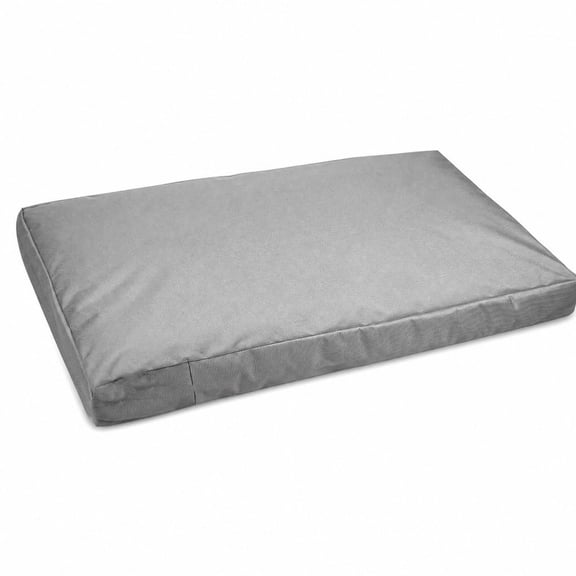 Pet Bed Cover, 40Lx 27W x 4H inch, heavyduty waterproof replacement cover, washable removable zipper pet bed mattress cover, grey, cover only