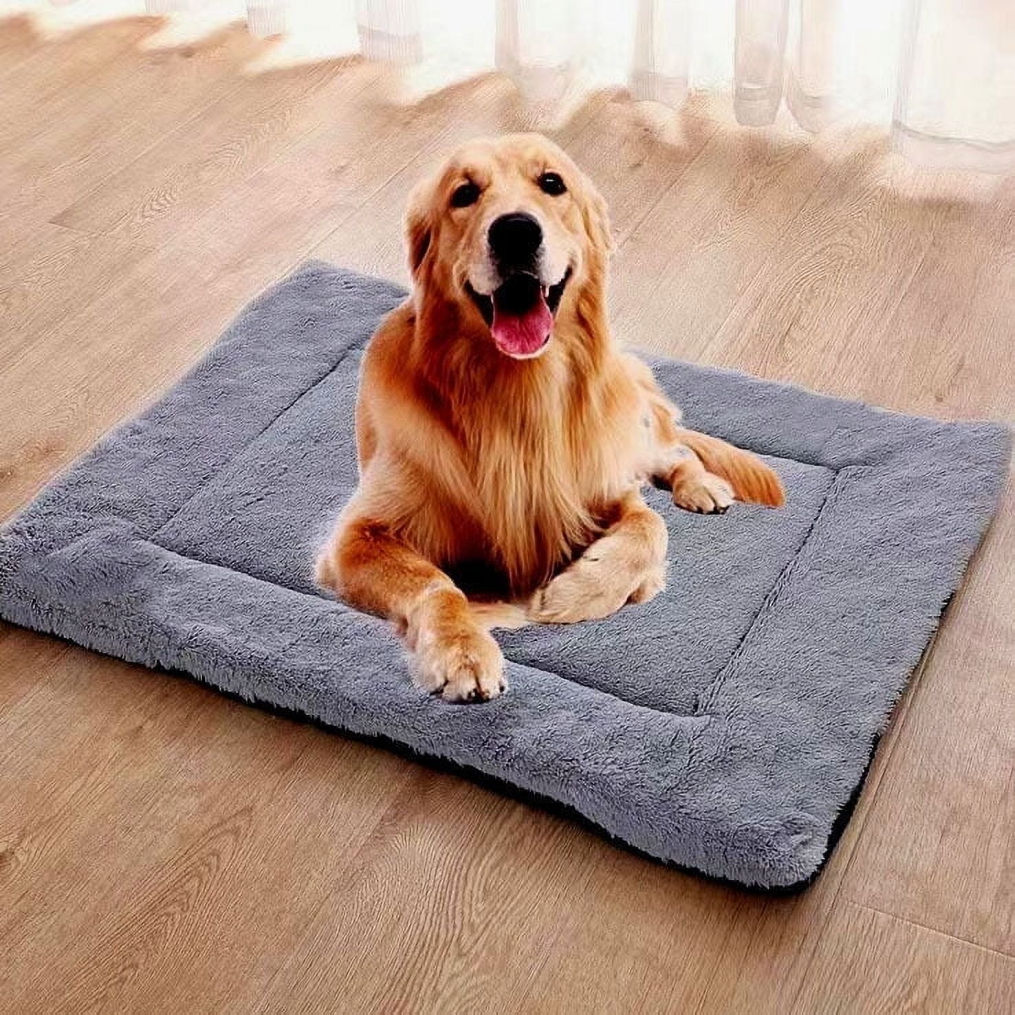 Pet Bed Crate Pad 36"x28" Kennel Pad Machine Washable Entire Dog Crate Beds Double Sided Pet Mat