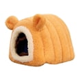thumbnail image 1 of Pet Bed House Nest with a Cozy Caterpillar Shape for Small Squirrels Bunnies and Dwarf Hamster Cage Supply, 1 of 9
