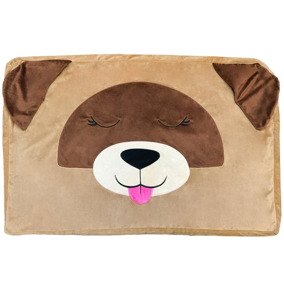 Pet Bed In A Box Slipcover: Able The Tan Dog - Large - 36x23" Character Bed Case, Stuff & Fill With Your Scent-Pillows-Clothes, Happy Nappers