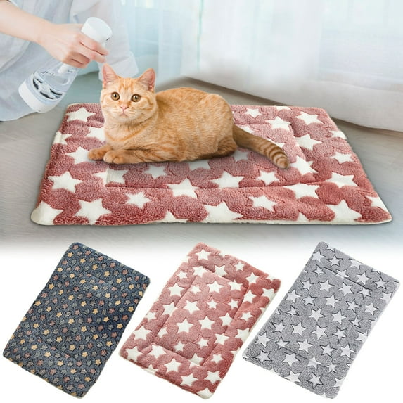 Pet Bed Mat under $5! CQCYD Pet Soft Comfort Pad, Non-Slip Dog Cat Mat, Washable Pet Bed Mat, Orthopedic Pet Cushion, Home Pet Sleeping Pad