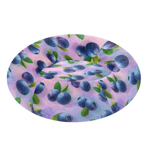 Pet Bed Pet Mat Cozy Removable & Washable Comfort For Cats And Dogs Blueberries Pattern