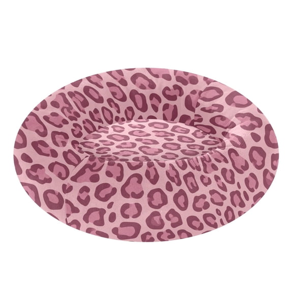Pet Bed Pet Mat Cozy Removable & Washable Comfort For Cats And Dogs Blush Pink Cheetah Print Pattern