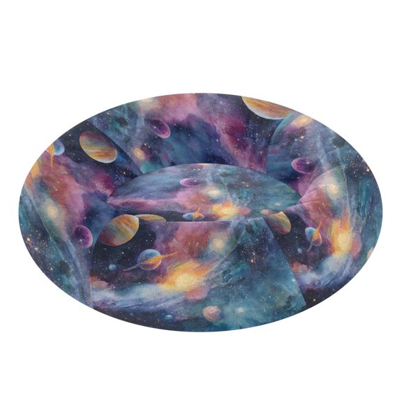 Pet Bed Pet Mat Cozy Removable & Washable Comfort For Cats And Dogs Candy Cosmic Planets