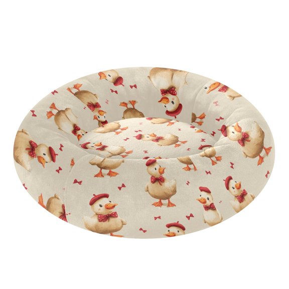 Pet Bed Pet Mat Cozy Removable & Washable Comfort For Cats And Dogs Dapper Duck Pattern