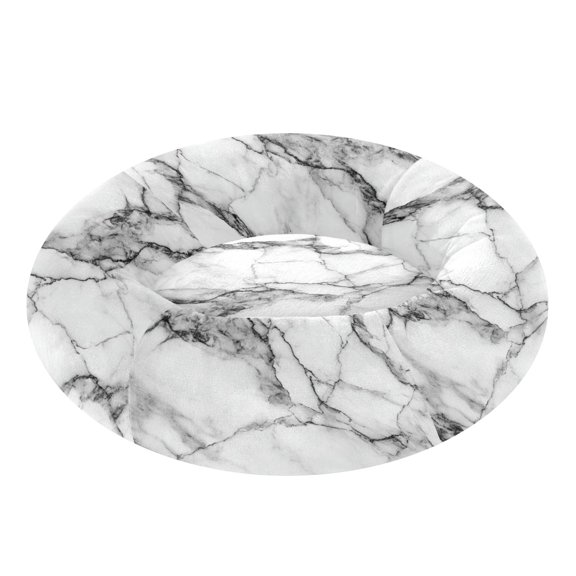 Pet Bed Pet Mat Cozy Removable & Washable Comfort For Cats And Dogs Elegant Marble Texture Print
