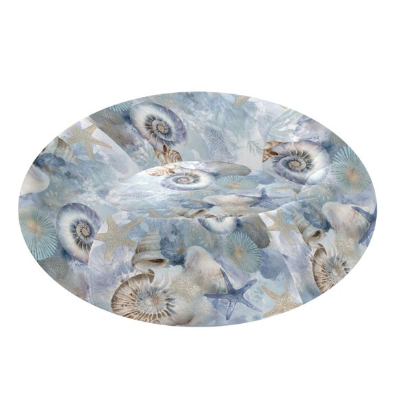Pet Bed Pet Mat Cozy Removable & Washable Comfort For Cats And Dogs Gilded Coastal Fossil Watercolor