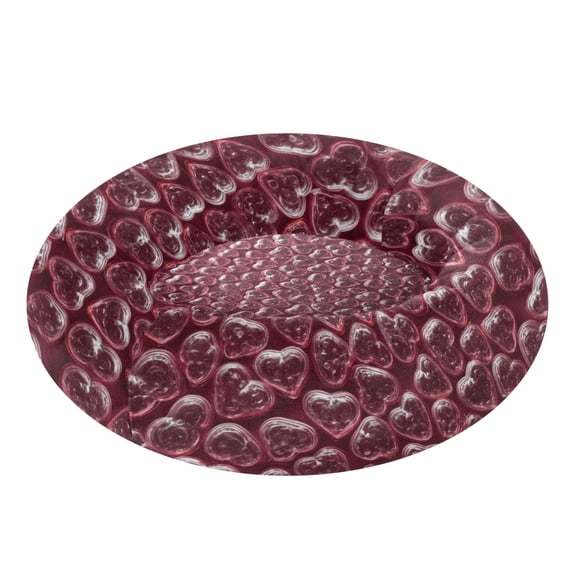 Pet Bed Pet Mat Cozy Removable & Washable Comfort For Cats And Dogs Heart-shaped Plastic Bubble Wrap