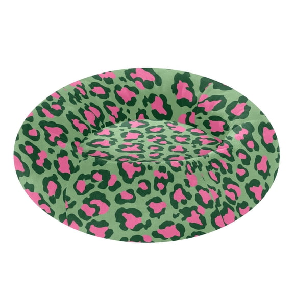 Pet Bed Pet Mat Cozy Removable & Washable Comfort For Cats And Dogs Leopard Print with Pink Accents