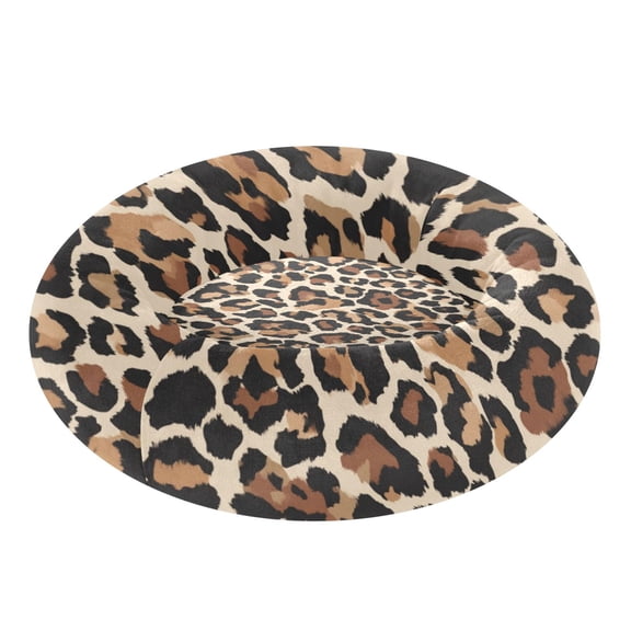 Pet Bed Pet Mat Cozy Removable & Washable Comfort For Cats And Dogs Leopard Print