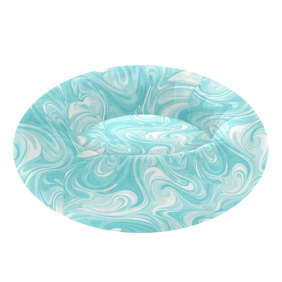 Pet Bed Pet Mat Cozy Removable & Washable Comfort For Cats And Dogs Light Blue Smooth Lines
