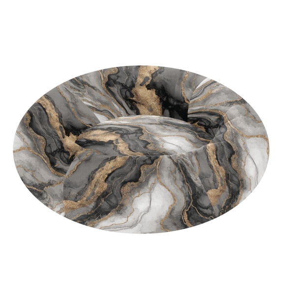 Pet Bed Pet Mat Cozy Removable & Washable Comfort For Cats And Dogs Luxury Gold Vein Abstract Texture