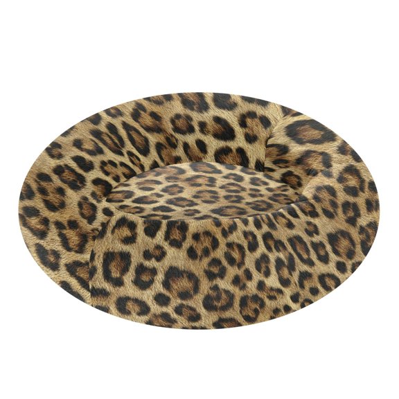 Pet Bed Pet Mat Cozy Removable & Washable Comfort For Cats And Dogs Natural Leopard Print