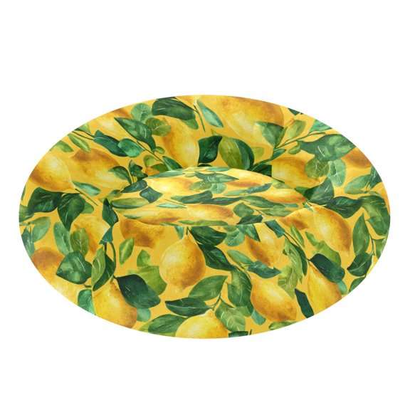 Pet Bed Pet Mat Cozy Removable & Washable Comfort For Cats And Dogs Refreshing Lemons