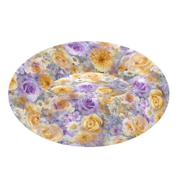 Pet Bed Pet Mat Cozy Removable & Washable Comfort For Cats And Dogs Romantic Rose Daisy Pattern