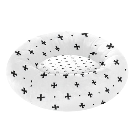 Pet Bed Pet Mat Cozy Removable & Washable Comfort For Cats And Dogs Small Cross Icons