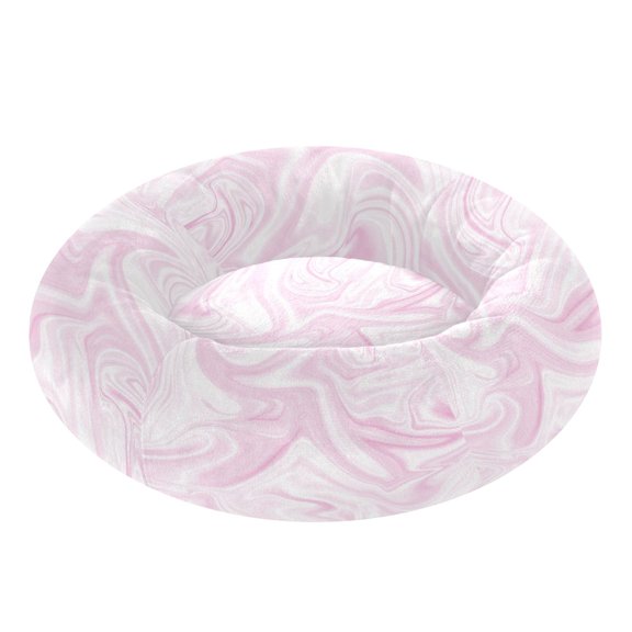Pet Bed Pet Mat Cozy Removable & Washable Comfort For Cats And Dogs Soft Blush Liquid Marble Tone