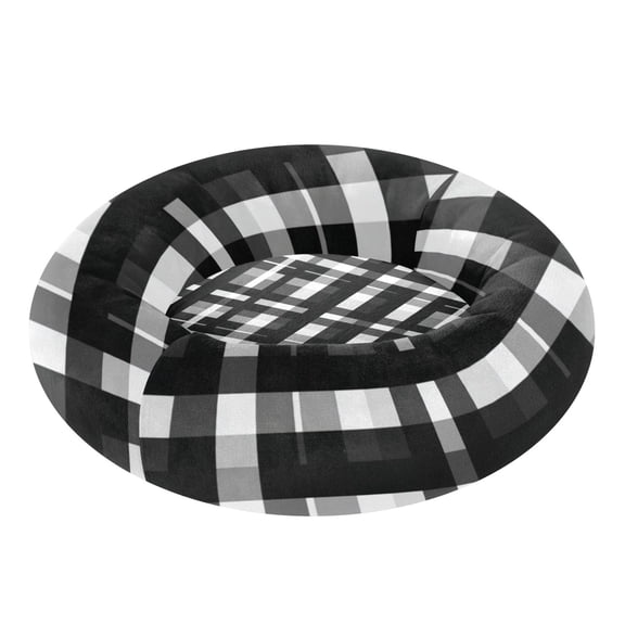 Pet Bed Pet Mat Cozy Removable & Washable Comfort For Cats And Dogs Solid Black Color