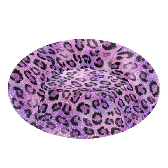 Pet Bed Pet Mat Cozy Removable & Washable Comfort For Cats And Dogs Sparkle Pink Leopard Print