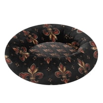 Pet Bed Pet Mat Cozy Removable & Washable Comfort For Cats And Dogs Warm Reds and Browns