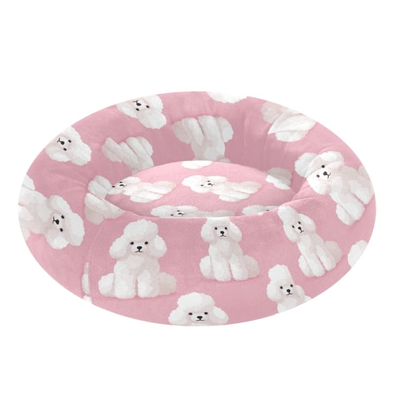 Pet Bed Pet Mat Cozy Removable & Washable Comfort For Cats And Dogs White Poodles