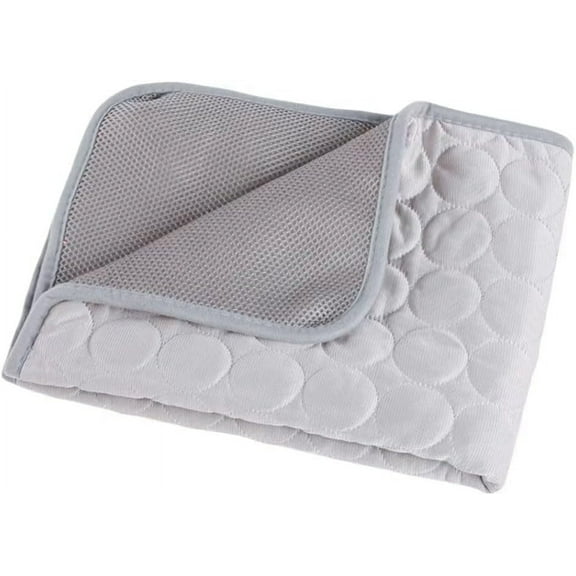 Pet Bed Plush Dog Crate Beds Comfy Kennel Pad Anti-Slip Pet Sleeping Mat Grey L