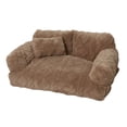 thumbnail image 1 of Pet Bed Washable Cushion, Cozy Elevated Sofa for Cats Small Dogs, Soft Cotton Cover Removable, Non Slip Base Indoor Living Room Bedroom Balcony Use, 1 of 6