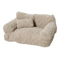 thumbnail image 1 of Pet Bed Washable Cushion, Cozy Elevated Sofa for Cats Small Dogs, Soft Cotton Cover Removable, Non Slip Base Indoor Living Room Bedroom Balcony Use, 1 of 6
